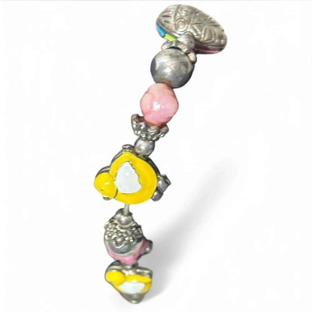 Vintage Colorful Easter‎ Charm Bracelet